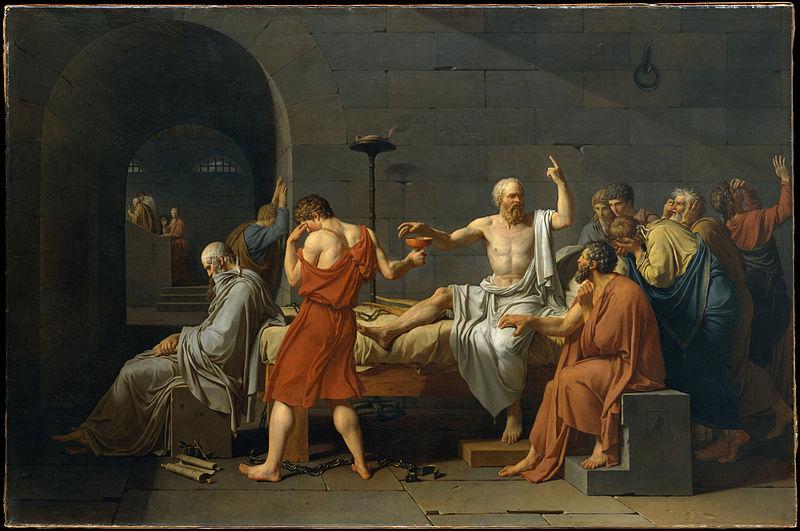 Jacques-Louis  David The Death of Socrates Germany oil painting art